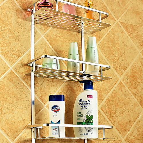 

Bathroom Shelf Creative Contemporary Aluminum 1pc Wall Mounted