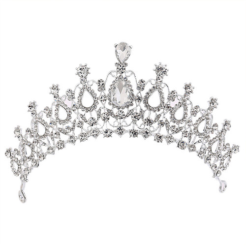 

Alloy Tiaras with Rhinestone 1 Piece Wedding Headpiece