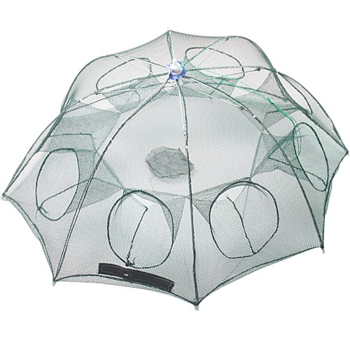 

Fishing Folding Umbrella Crab Shrimp Trap Net 0.65 m Nylon 33 mm Portable Adjustable Easy to Use