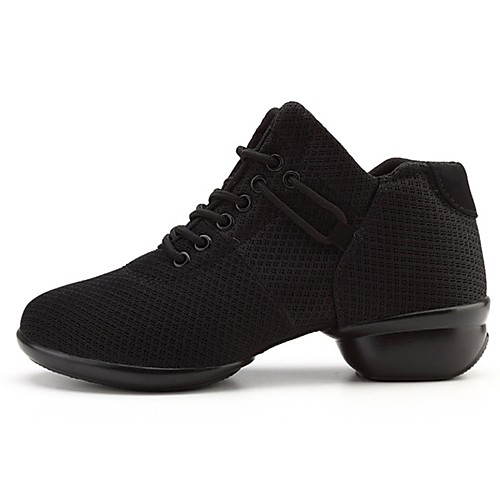 

Women's Dance Shoes Mesh Dance Sneakers Sneaker Flat Heel Customizable Black / Performance / Practice
