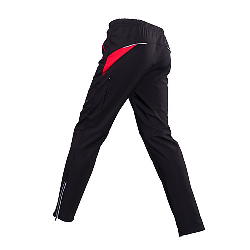 

Men's Cycling Pants Bike Pants Bottoms Thermal / Warm Sports Winter Black / Red Mountain Bike MTB Road Bike Cycling Clothing Apparel Form Fit Bike Wear / Micro-elastic