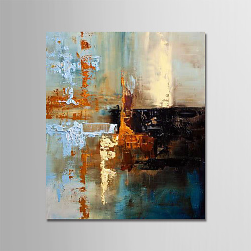 

Oil Painting Hand Painted - Abstract Modern Stretched Canvas