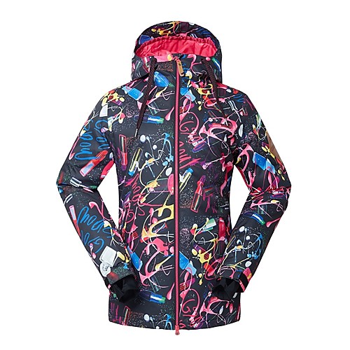 

GSOU SNOW Women's Ski Jacket Winter Sports Ski Skiing Winter Sports POLY Top Ski Wear