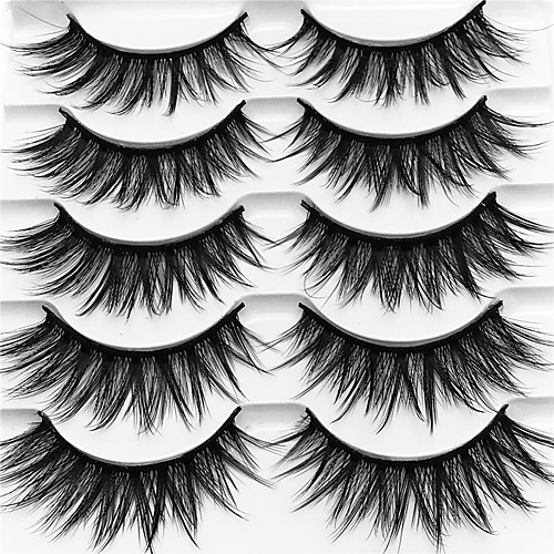 

Eyelash Extensions 10 pcs Multi-functional Pro Natural Curly Fiber Practice Thick - Makeup Daily Makeup Halloween Makeup Party Makeup High Quality Cosmetic Grooming Supplies