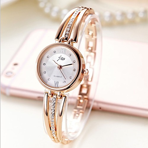 

Women's Bracelet Watch Gold Watch Analog Quartz Ladies Casual Watch / Stainless Steel