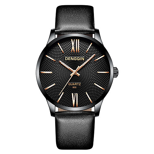 

Men's Wrist Watch Analog Quartz Luxury Water Resistant / Waterproof Noctilucent Casual Watch / One Year / Leather