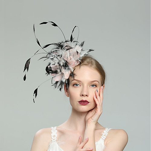 

Feathers Fascinators with Feather 1pc Wedding / Special Occasion Headpiece