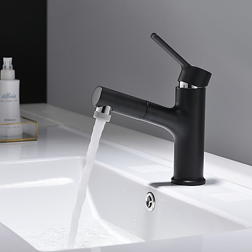 

Bathroom Sink Faucet - Premium Design Painted Finishes Deck Mounted Single Handle One HoleBath Taps