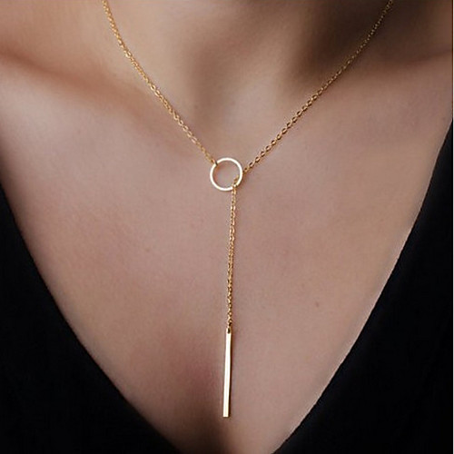 

Women's Necklace Classic Alloy Gold Silver 62 cm Necklace Jewelry 1pc For Date Festival