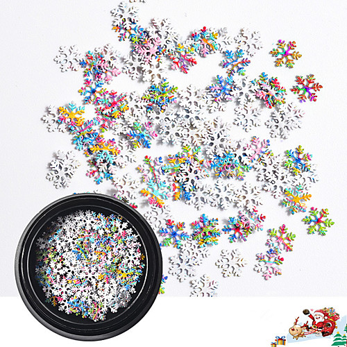 

1 pcs Multi Function Eco-friendly Material Nail Jewelry For Christmas Snowflake nail art Manicure Pedicure Christmas / Daily Trendy / Fashion