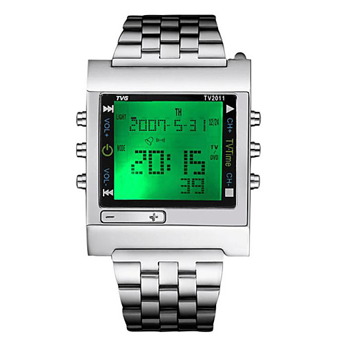 

Women's Sport Watch Military Watch Digital Watch Japanese Quartz Stainless Steel Silver 30 m Water Resistant / Waterproof Calendar / date / day Chronograph Digital Luxury Casual Christmas - Silver