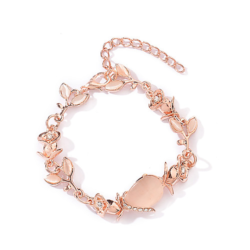 

Women's Bracelet Geometrical Flower Shape Trendy Alloy Bracelet Jewelry Rose Gold For School Street Holiday Work