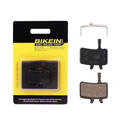 

Resin Disc Brake Pads Resin Semi-Metallic Low Noise Smooth For Road Bike Mountain Bike MTB Cycling