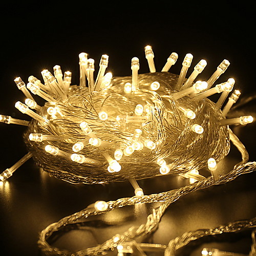 

10m String Lights 100 LEDs 1 set Warm White Decorative 220-240 V