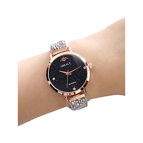 

Women's Bracelet Watch Wrist Watch Analog Quartz Ladies Water Resistant / Waterproof Imitation Diamond