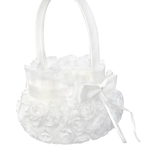 

Flower Basket Polyester 4 1/3 (11 cm) Floral 1 pcs