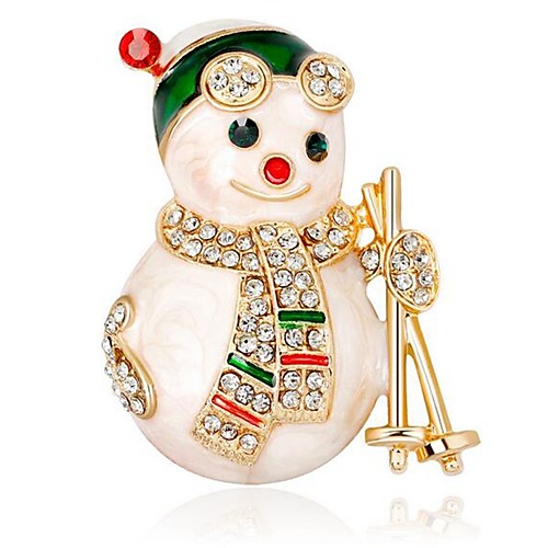 

Women's 3D Brooches - Rhinestone Ladies, Simple, Cartoon Brooch Jewelry Gold For Christmas / Daily