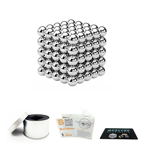 

125 pcs 5mm Magnet Toy Magnetic Balls Magnet Toy Building Blocks Super Strong Rare-Earth Magnets Neodymium Magnet Magnetic Stress and Anxiety Relief Office Desk Toys Relieves ADD, ADHD, Anxiety