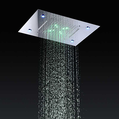 

Contemporary Rain Shower Chrome Feature - LED / Shower, Shower Head