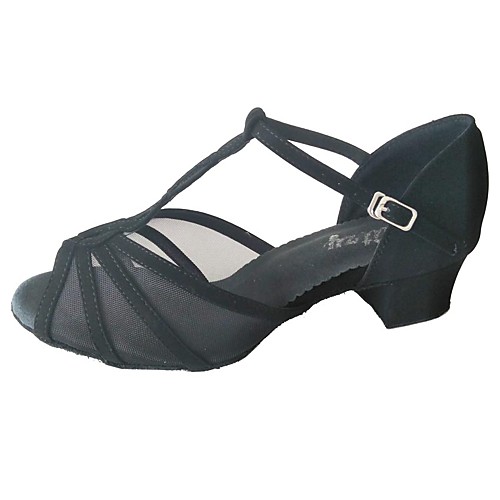 

Women's Latin Shoes Heel Thick Heel Black