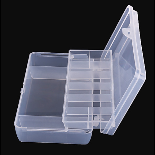 

Fishing Bucket & Container Tackle Box Easy to Carry 2 Trays PP / Sea Fishing / Fly Fishing / Bait Casting / Ice Fishing / Spinning