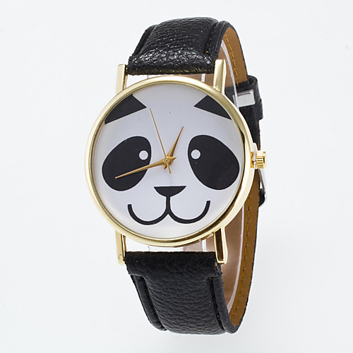 

Women's Wrist Watch Quartz Genuine Leather Black / White / Blue Casual Watch Adorable Lovely Analog Ladies Fashion Colorful - Orange red Navy White