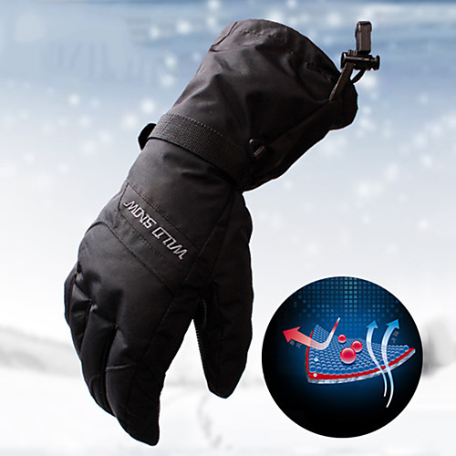 

Winter Gloves Ski Gloves Men's Women's Snowsports Full Finger Gloves Winter Windproof Breathable Warm Printable Polyester Waterproof Fabric Ski / Snowboard Hiking Ice Skating