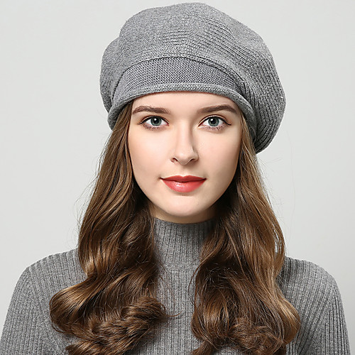 

Wool Hats with Cap / Solid 1 Piece Wedding / Daily Wear Headpiece