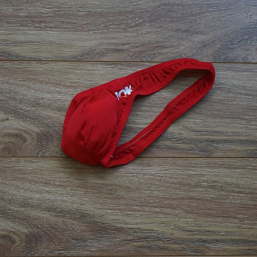 

Men's Basic G-string Underwear - Normal, Solid Colored Low Waist White Black Blue M L XL