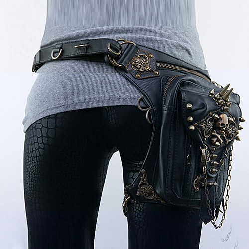 

Cosplay Steampunk Masquerade Bag Men's Women's Costume Black Vintage Cosplay