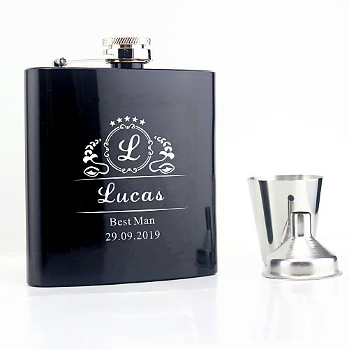 

Personalized Stainless Steel / Iron Barware & Flasks Groom / Groomsman / Friends Wedding / Birthday