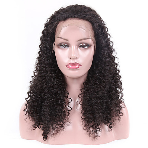 

Remy Human Hair Lace Front Wig Bob style Brazilian Hair Kinky Curly Wig 130% Density Best Quality New Arrival Hot Sale Women's Medium Length Human Hair Lace Wig Laflare