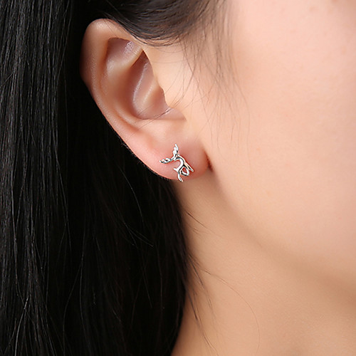 

Women's Earrings Holiday Wedding Birthday Romantic Earrings Jewelry Gold / Silver For Date Street Festival 1 Pair