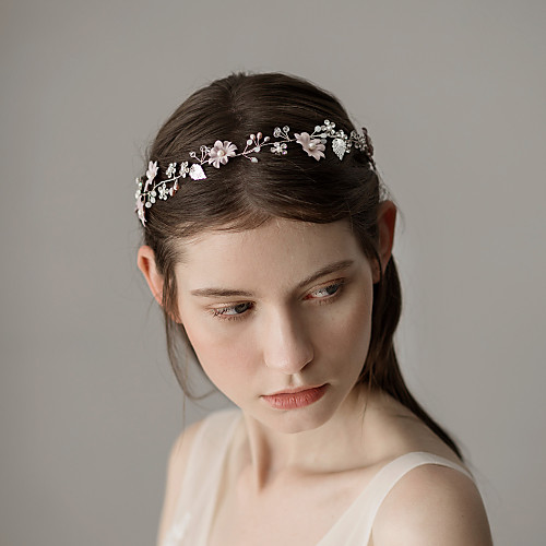 

Pearl Headbands with Petal 1 Piece Wedding / Party / Evening Headpiece