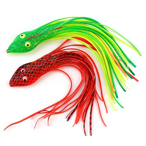 

5 pcs Fishing Lures Soft Bait Easy to Use Floating Bass Trout Pike Sea Fishing Fly Fishing Bait Casting