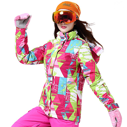 

Wild Snow Women's Ski Jacket Ski / Snowboard Multisport Snowsports Windproof Warm Ventilation Polyester Down Jacket Ski Wear / Winter