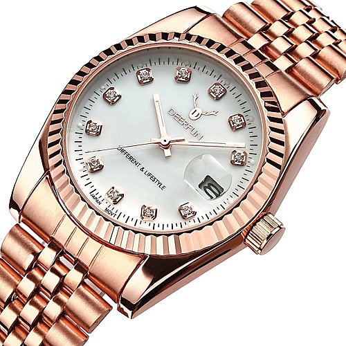 

Women's Luxury Watches Wrist Watch Analog Quartz Ladies Water Resistant / Waterproof Calendar / date / day Chronograph / Two Years / Stainless Steel / Japanese
