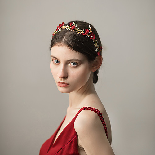 

Alloy Headbands with Floral 1 Piece Wedding / Party / Evening Headpiece