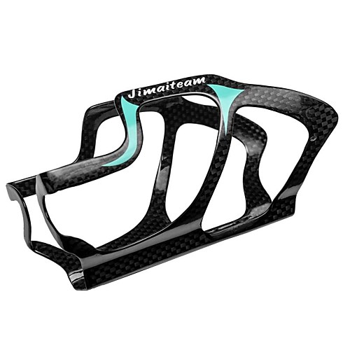 

Bike Water Bottle Cage Carbon Fiber Portable Lightweight Durable Easy to Install For Cycling Bicycle Road Bike Mountain Bike MTB TT Fixed Gear Bike Carbon Fiber Green 1 pcs