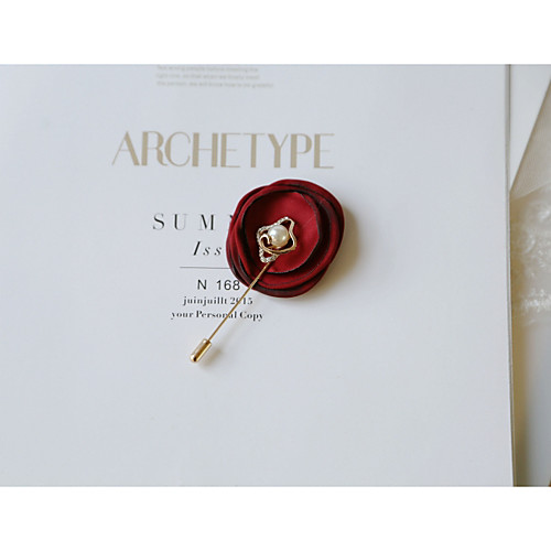 

Women's Brooches Mismatched Brooch Jewelry Dark Blue Wine Violet Pink For Wedding Ceremony