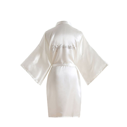 

Faux Silk Robes Wedding Non-personalized