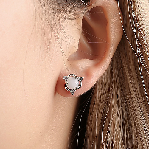 

Women's Earrings Holiday Wedding Birthday Romantic Earrings Jewelry Gold / Silver For Date Street Festival 1 Pair