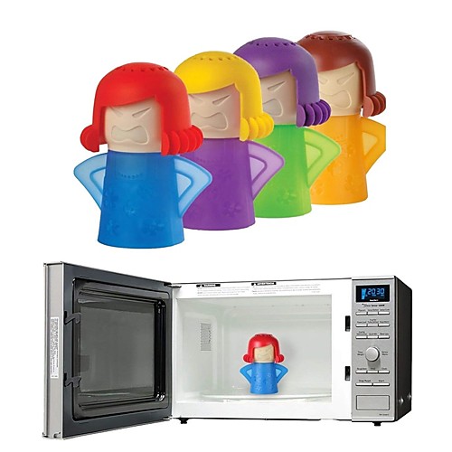 

Angry Mama Microwave Oven Cleaner Anger Lady Steam Clean Tools