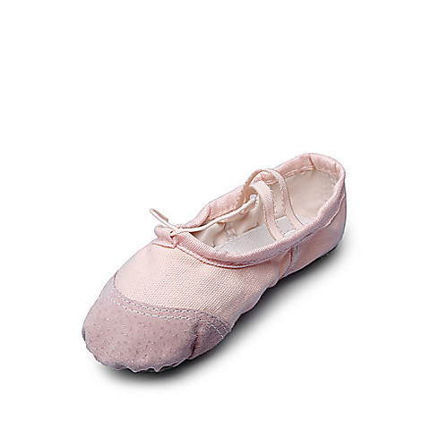 

Women's Dance Shoes Canvas Ballet Shoes Flat Flat Heel Non Customizable Beige / Red / Pink / Indoor / EU40