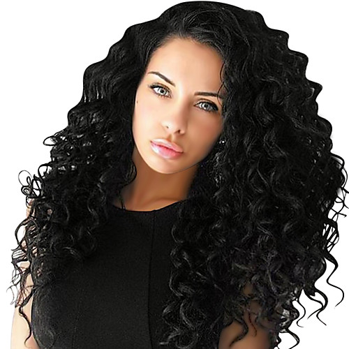 

Virgin Human Hair Glueless Lace Front Lace Front Wig Free Part style Brazilian Hair Curly Wig 130% 150% 180% Density with Baby Hair African American Wig Unprocessed Bleached Knots Women's Short