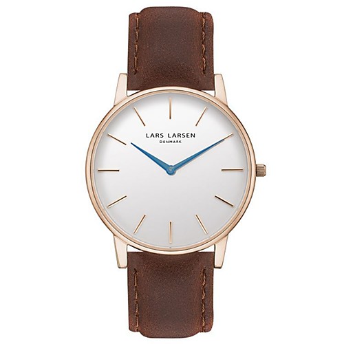

Men's Dress Watch Quartz Quilted PU Leather Black 30 m Chronograph Casual Watch Analog Classic Casual Fashion Simple watch - Black / Gold Blue White / Brown One Year Battery Life / Stainless Steel