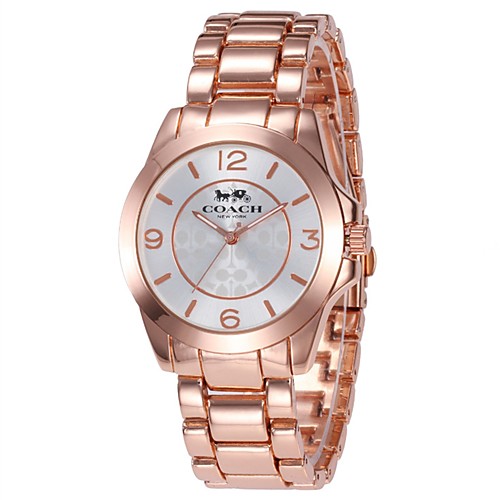 

Men's Wrist Watch Japanese Quartz Stainless Steel Silver / Gold / Rose Gold Chronograph Creative Casual Watch Analog Bangle Fashion - Rose Gold Rose Gold / White Gold / Silver / White Two Years