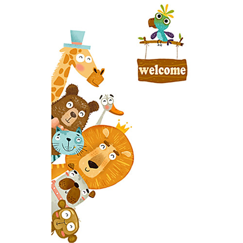 

Animals / Holiday Wall Stickers Plane Wall Stickers Decorative Wall Stickers, PVC Home Decoration Wall Decal Wall Decoration 1 set
