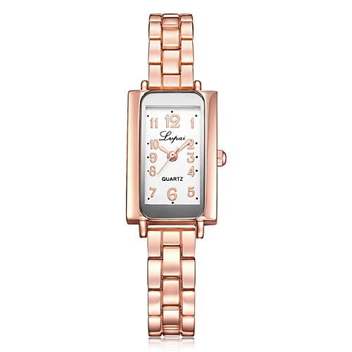 

Women's Wrist Watch Quartz Silver / Rose Gold Casual Watch Adorable Analog Ladies Luxury Elegant - Rose Gold Black / Rose Gold Silver One Year Battery Life