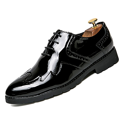 

Men's Oxfords Comfort Shoes Casual Daily PU Wear Proof Black Gold Fall
